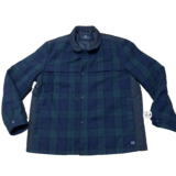 Andrew Marc New York Jacket XXL Black Green Blue Plaid 2XL Snap Wool Heavy Coat
