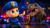 🔴 LIVE | GIANT T-REX ATTACKS THE POLICE STATION! 🚨🦖 Can Baby Police Stop It?
