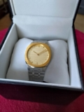 Watch Gucci Thin 25H YA163405 Unisex Steel Two-tone Gold Slim 38 mm