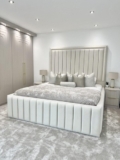 New panel Plush Velvet Bed Frame Upholstered – FAST & FREE – UK HAND MADE