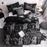 3pcs Duvet Cover Set with Pillow Case Double Queen/King Set for Couples/Singles