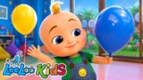 Rain Rain Go Away + Johny Johny Johny Yes Papa – Learn Colors with Balloons Surprise – Kids Songs