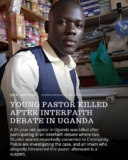 A YOUNG PASTOR KILLED AFTER INTERFAITH DEBATE. – Sapphire strokes