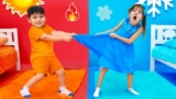 Hot vs Cold Challenge and Other Fun Stories for Kids