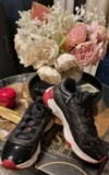 Nike Air Jordan 11 CMFT Low Boys Size 3 Black Athletic Basketball Shoe Sneakers