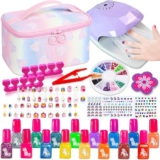 Lubibi Kids Nail Polish Sets – Gifts for Girls Water-Based Peel-off Nail Varnish
