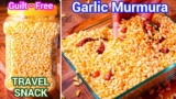 Garlic Murmura Snack Recipe in Minutes | Guilt Free Travel Snack Lahsuni Murmura Chiwda – Fav Snack