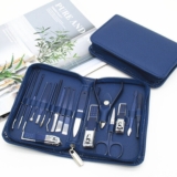 18 Pieces Manicure Pedicure Nail Care Set Cutter Clippers Tool Kit For Women Men
