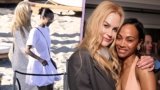 Nicole Kidman and Zoe Saldaña Have Girls’ Getaway in GREECE
