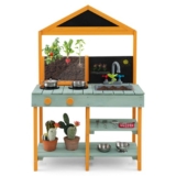 Kids Mud Kitchen Outdoor Kitchen Playset Wooden Pretend Play Kitchen Toy
