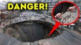 Sinkholes Are Swallowing Streets All Over the World – Global Crisis Detected