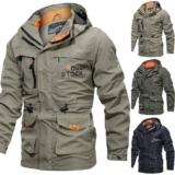 Men’s Winter Waterproof Tactical Jacket Hooded Breathable Outdoor Military Coat1