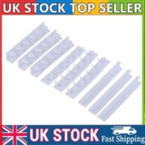 9pcs Adhesive Jewelry Earring Necklace Hanger Organizer Wall Mount(White)
