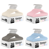 Baby Toddler Children Kids Velvet Clothes Hangers Coat Trouser Space Saver Slim