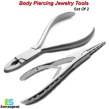 Tattoo Body Piercing Pliers Set Ring Opening & Closing Jewelry Arty Tools Set