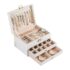 3 Tier Large Jewellery Box Organizer Rings Necklaces Jewellry Storage Case Box