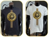 Men’s Fashion T-Shirts In Gold Logo Fashion Clothing Soft Stylish