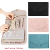 Large Capacity Foldable Jewelry Storage Roll Case Travel Jewelry Storage Bag
