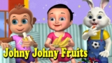 Johny Johny Yes Papa Fruits Song -3D Nursery Rhymes and Songs for Children