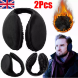 2PCS Winter Ear Muffs Warmer Ladies Womens Earflaps Mens Warm Earmuffs Outdoor