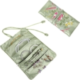 Foldable Travel Jewellery Roll -Jewellery Travel Pouch Portable Case Organiser