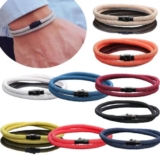 UK New Minimalist Mens Rope Bracelet Double Layer Survival Bracelets