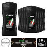 Lynx Cherry Spritz Body Wash with 12Hrs of Freshness for Men 400ml, 3 Pack