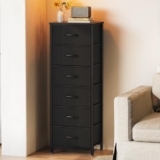 AODK Tall Dresser for Bedroom with 6 Fabric Drawers Storage Dresser Organizer…
