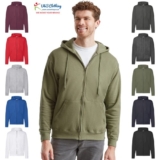 Fruit Of The Loom Men Classic 80/20 Full Zip Hooded Sweatshirt Casual Hoodies