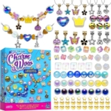 CharmWow  100 piece Jewllery Making Kit for Kids Age 4+ DIY Necklace & Bracelets