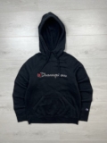 Champion Hoodie Men’s Y2K Embroidered Spellout Logo Sweatshirt