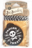HAMPTON ART Vintologie JAR JEWELRY Danger Treats Tags & Twine (6.5 ft) – 6 Tags