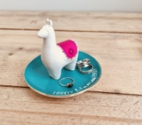 Llama Jewellery Trinket Dish Ring Earring Holder