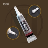 B6000 ACRYLIC DIAMOND CRAFT JEWELLERY RHINESTONE GEM BLING 15ML GLUE FOR X2