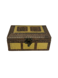 Festive Xmas Gold Jewellery Box – Vintage Style Keepsake Storage Gift for Women
