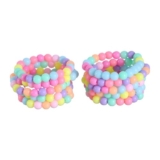 Princess Bracelets 10Pcs for Kids Girls Pearl Bead Bracelets Teen Jewelry Set