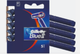 GILLETTE BLUE II FIXED DISPOSABLE RAZORS MEN SHAVE PACK OF 5 10 20