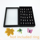 36 Holes Jewelry Ring Display Organizer Case Tray Holder Earring  Storage Box
