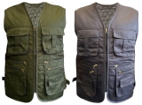 681 Mens Waistcoat Thermal LINED Quilted Thick Multi Pockets Fishing Hunting