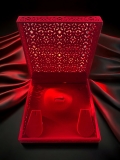 Luxury Red Velvet Filigree Large Set, Jewellery Box Gift Display Storage Box
