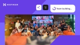 Hostinger team members put a spin on team building activities
