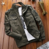 Men’s Jacket Coat Parkas Outwear   Cotton Spring Military Jackets Collar UK $