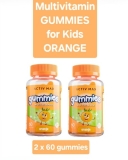 Multivitamin Gummies For Children Kids 3+ Orange Vegetarian  2 x 60