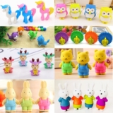 4 – 24pc Novelty Animals Puzzle Erasers Fun Kids Rubbers Party Gift Bag Fillers