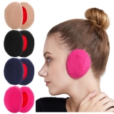 Men Women Bandless Fleece Ear Warmers Cold Weather Earmuffs Ear Muffs
