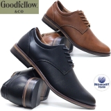 MENS BROGUES LACE UP SHOES SMART CASUAL OXFORD FORMAL WEDDING OFFICE DRESS WORK
