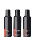 Fcuk Mens Body Spray Sport Deodorant For Men 3x200ml