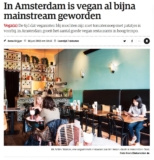 In Amsterdam is vegan al bijna mainstream geworden
