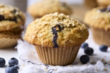 Bakery Style Blueberry Oat Muffins | Olive & Mango