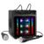 RockJam 10-Watt Rechargeable Bluetooth Karaoke Machine with Two Microphones, Voice Changing Effects & LED Lights